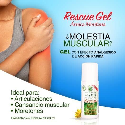 ROLL ON RESCUE GEL ARNICA MONTANA 1 UNIDAD ⭐⭐⭐⭐