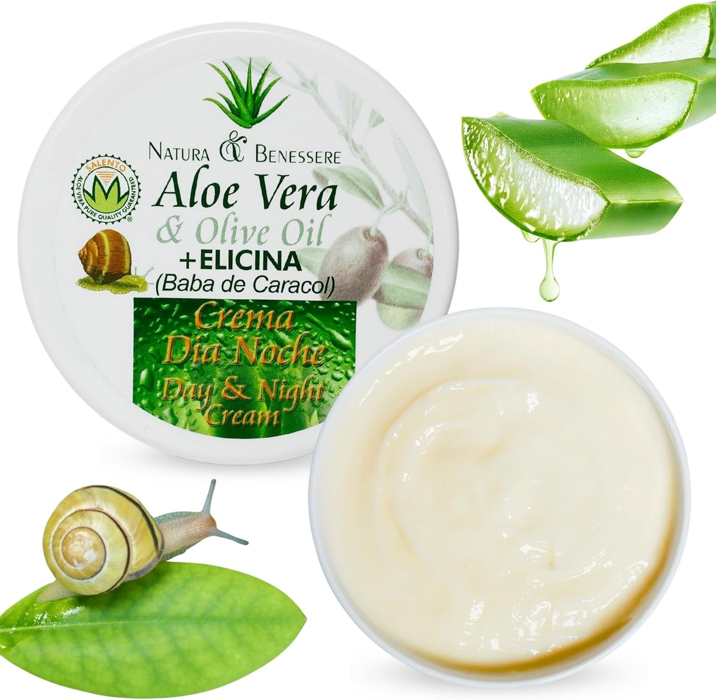 Crema de Baba de Caracol y Aloe Vera