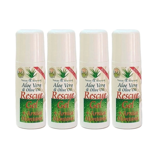 ROLL ON RESCUE GEL ARNICA MONTANA PACK 4 UNIDADES